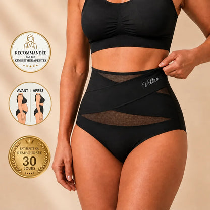 Culotte gainante post-abdominoplastie à bande croisée 360°