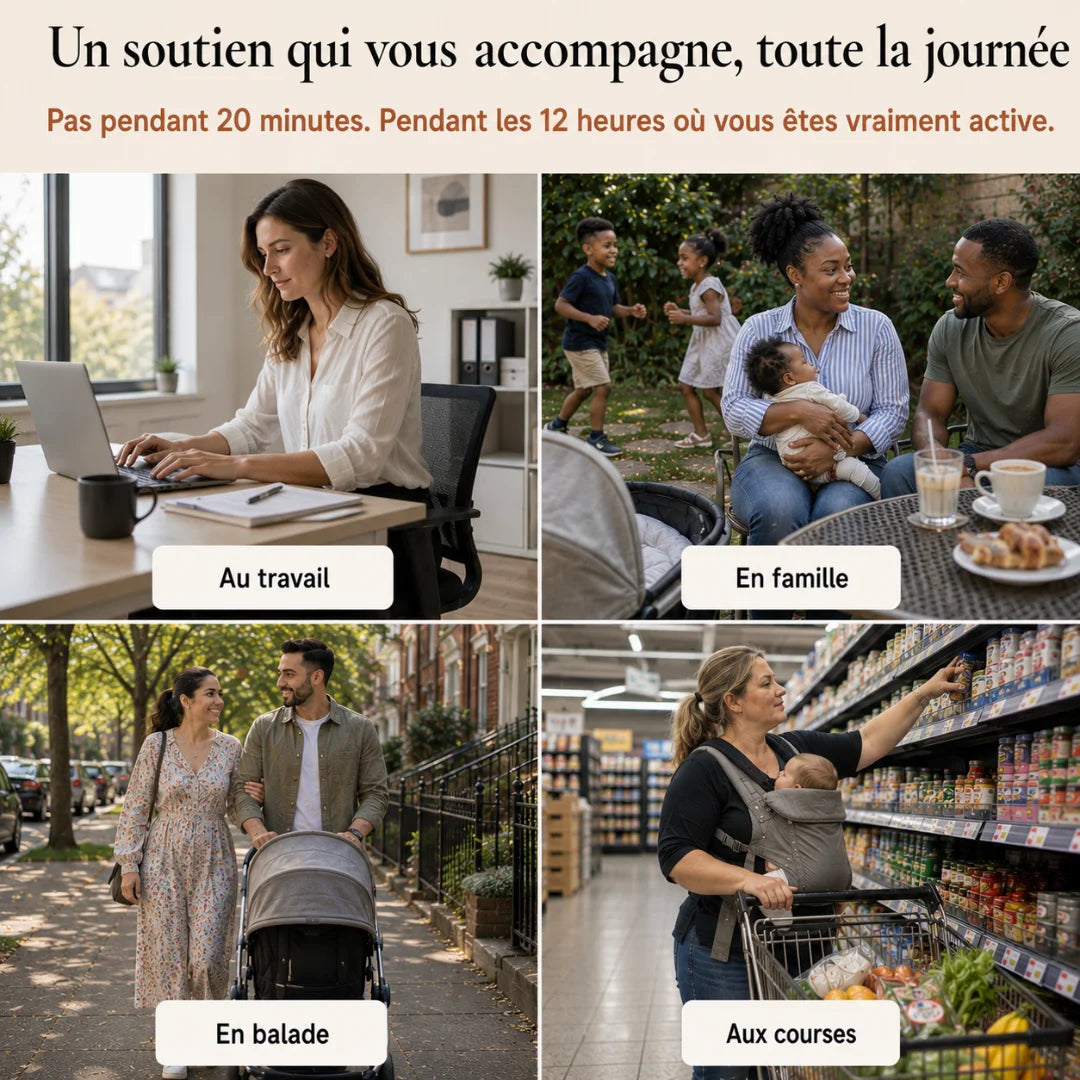 Culotte gainante post-partum à bande croisée 360°