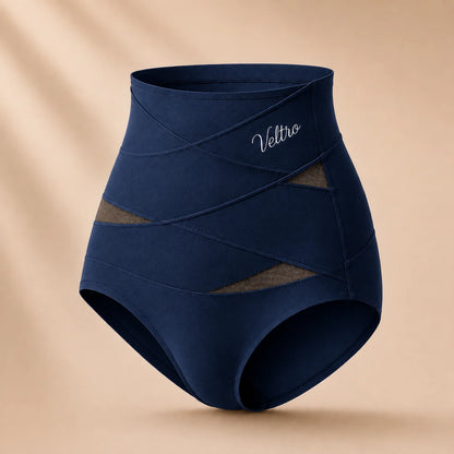 Culotte gainante post-partum à bande croisée 360°