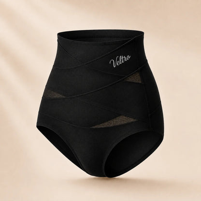 Culotte gainante post-partum à bande croisée 360°