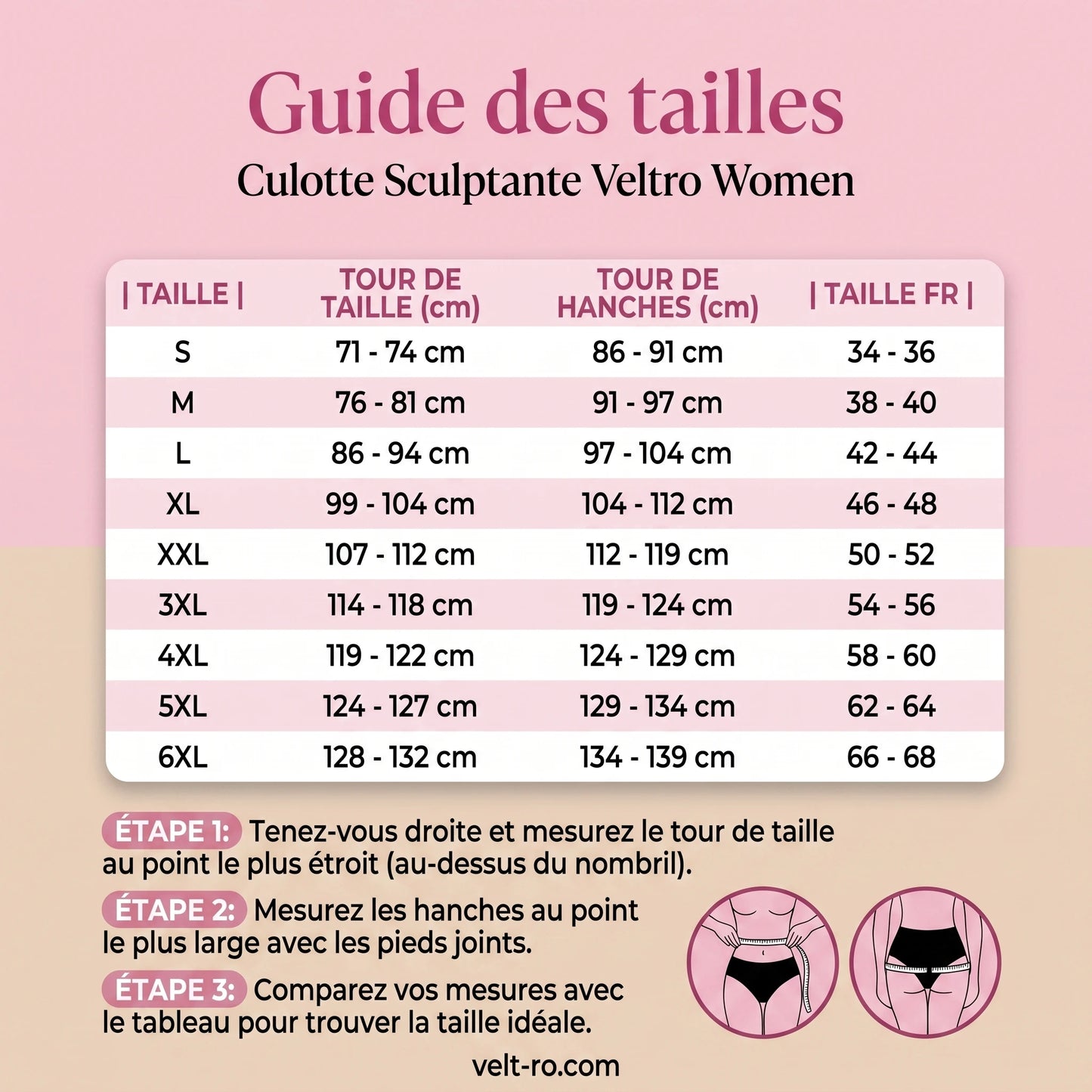Culotte gainante sans couture à taille haute et effet ventre plat