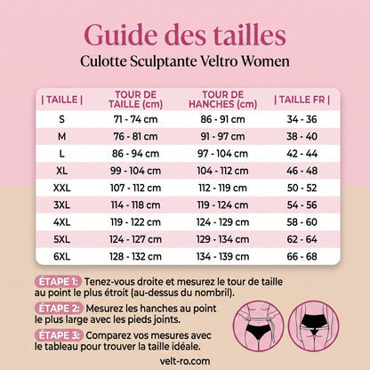 Culotte gainante sans couture à taille haute et effet ventre plat