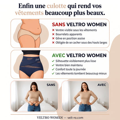Culotte gainante sans couture à taille haute et effet ventre plat